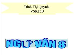 Bài giảng Ngữ văn 8 tiết 45 Văn bản: Ôn dịch, thuốc lá