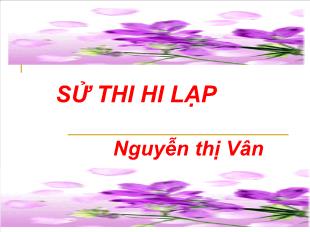 Bài giảng Sử thi Hi Lạp