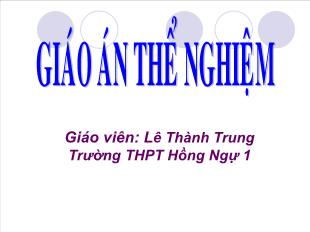 Giáo án thể nghiệm hoạt động giáo dục ngoài giờ lên lớp