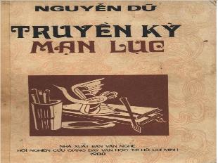 Bài giảng môn Ngữ văn 10 - Chuyện chức phán sự đền Tản Viên