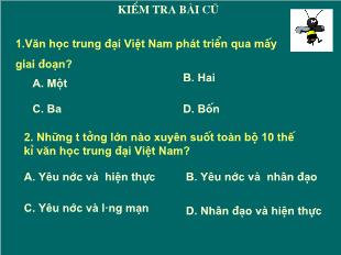 Bài giảng Ngữ văn lớp 10 Tiết 47: Đọc văn Tỏ lòng ( thuật hoài) Phạm Ngũ Lão