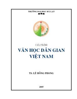 Giáo trình văn học dân gian Việt Nam