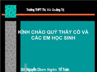 Bài giảng Hình học 11 Bài 4 (tiết 36 ) Hai mặt phẳng vuông góc