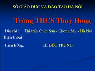 Bài giảng Hình học 11: Hình chóp cụt