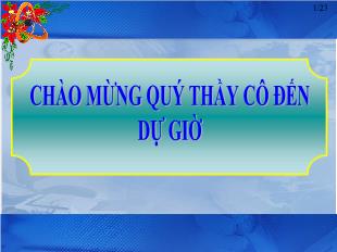 Bài giảng Hình học lớp 12 - Bài 4: Biến cố và xác suất biến cố