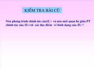 Bài giảng Hình học lớp 12 - Tiết 21: Bài tập về elíp