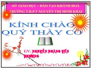 Bài giảng Hình học lớp 12 - Tiết 35 - Bài 3: Phương trình đường thẳng trong không gian