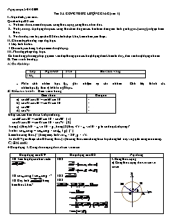 Bài giảng lớp 10 môn Đại số - Tiết 83: Công thức lượng giác (tiết 1)