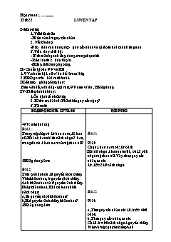 Bài giảng môn Đại số lớp 11 - Tiết: 22: Luyện tập