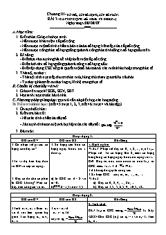 Bài giảng môn Đại số lớp 11 - Tiết 45, 46 - Bài 3 - Cấp số cộng