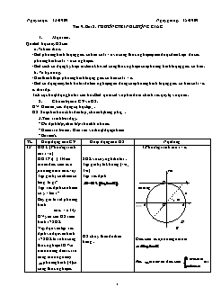 Bài giảng môn Đại số lớp 11 - Tiết 9 - Bài 2: Phương trình lượng giác