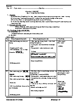 Bài giảng môn Đại số lớp 12 - Bài 1: Các định nghĩa (Tiếp)