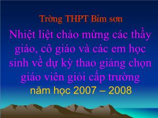 Bài giảng môn Đại số lớp 12 - Bài 1: Nguyên hàm (Tiết 1)