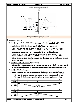 Bài giảng môn Đại số lớp 12 - Bài 2: Cực trị của hàm số (Tiếp)