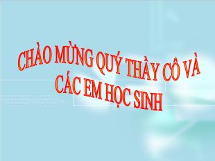 Bài giảng môn Đại số lớp 12 - Bài 3: Giá trị lớn nhất, giá trị nhỏ nhất  của hàm số