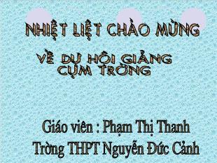 Bài giảng môn Đại số lớp 12 - Bài 5 : Các quy tắc tính xác suất