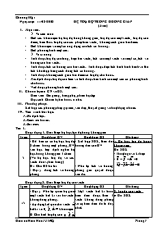 Bài giảng môn Đại số lớp 12 - Hệ toạ độ trong không gian (3 tiết)