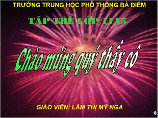 Bài giảng môn Giải tích lớp 12 - Bài 2: Hai đường thẳng vuông góc