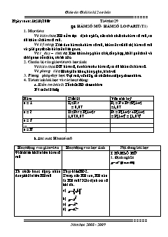 Bài giảng môn Giải tích lớp 12 - Tiết thứ 29 - Bài 4: Hàm số mũ - Hàm số logarit (tiết 1)