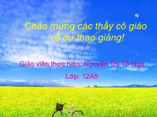 Bài giảng môn Hình học 12 - Luyện tập phương trình đường thẳng (tiết 1)