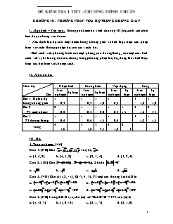 Bài giảng môn Hình học lớp 12 - Chương III: Phương pháp toạ độ trong không gian