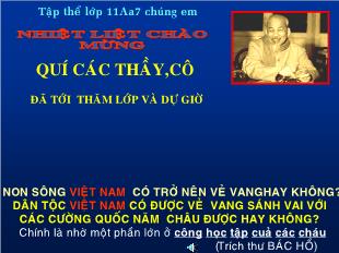 Bài giảng môn Toán học lớp 11 - Tiết 32: Xác suất cuả biến cố (Tiếp)