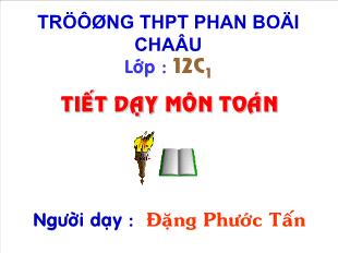 Bài giảng môn Toán lớp 12 - Bài 1: Hệ toạ độ trong khơng gian