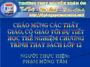 Bài giảng môn Toán lớp 12 - Bài 2: Phương trình mặt phẳng