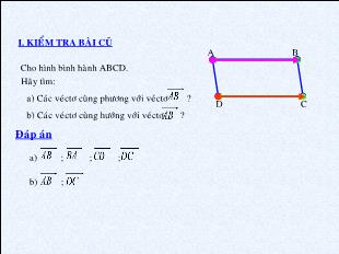 Bài giảng môn Toán lớp 12 - Tiết 2 - Bài 1: Các định nghĩa