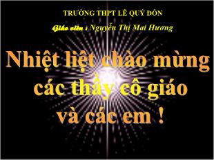 Bài giảng Ngữ văn 10 - Cảm xúc mùa thu (thu hứng – bài 1)