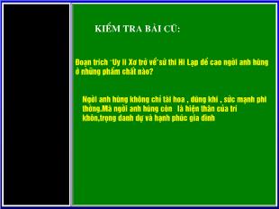 Bài giảng Ngữ văn 10 tiết 17: Ra Ma buộc tội - Trích sử thi “Ra Ma Ya Na”_sử thi Ấn Độ