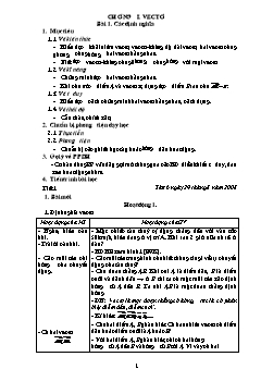 Giáo án Đại số 10 (nâng cao) - Trường THPT Phan Đình Phùng - Bài 1: Các định nghĩa