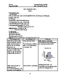 Giáo án Đại số 10 - Tiết 80: Biểu đồ