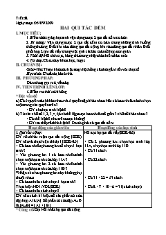 Giáo án Đại số 11 - Tiết 18: Hai qui tắc đếm