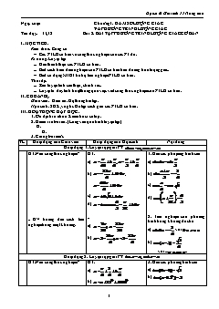 Giáo án Đại số & Giải tích 11 Nâng cao tiết 11: Bài tập phương trình lượng giác cơ bản