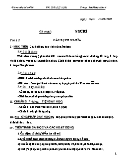 Giáo án Đại số (nâng cao) 10 - Trường THPT Hậu Lộc 4