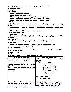 Giáo án Hình học 12 chuẩn tiết 17 đến 22