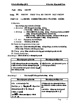 Giáo án Hình Học - Nguyễn Sĩ Tam