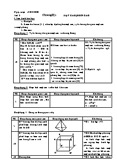 Giáo án môn Hình học 12 (nâng cao) - Tiết 2: Mặt cầu, khối cầu