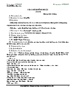 Giáo án Ngữ văn 10 cơ bản tiết 62 Đọc văn: Tựa trích diễm thi tập (trích) Hoàng Đức Lương