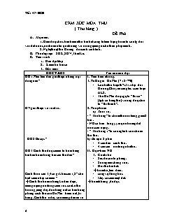 Giáo án Ngữ văn 10 tiết 47 Cảm xúc mùa thu ( Thu hứng ) Đỗ Phủ