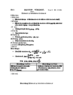 Giáo án Toán 10 - Tiết 14 đến tiết 17: Khảo sát sự biến thiên của hàm số