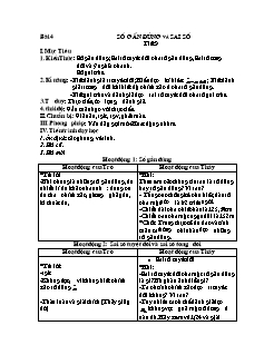 Giáo án Toán 10 - Tiết 9: Số gần đúng và sai số