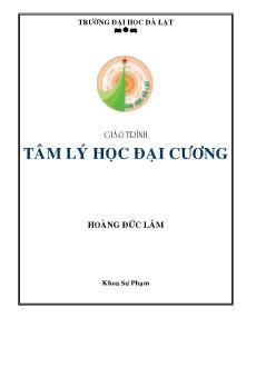 Giáo trình tâm lý học đại cương