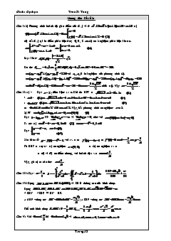 Ôn thi đại học - Đề 21 đến đề 30