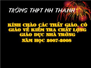 Bài giảng Hình học 11: Ôn tập chương III ( Tiếp )