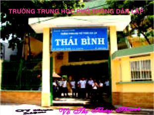 Bài giảng Hình học 11: Phép tịnh tiến