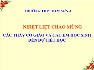 Bài giảng lớp 10 môn Đại số - Tiết 14: Bài tập hai đường thẳng chéo nhau và hai đường thẳng song song