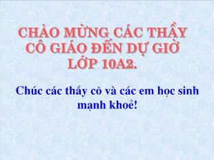 Bài giảng môn Đại số lớp 11 - Bài 2: Phương trình đường tròn (Tiếp)