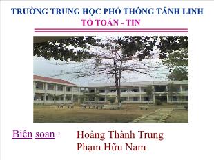 Bài giảng môn Đại số lớp 11 - Tiết 15: Bài tập Một số phương trình lượng giác thường gặp